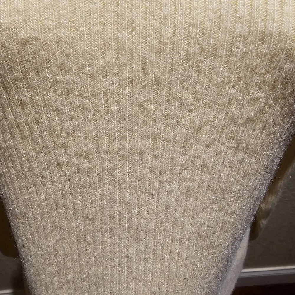 J.Crew 100% Ribbed Cashmere Sweater L Cabincore Soft Surrounding Nostalgic - Picture 9 of 16